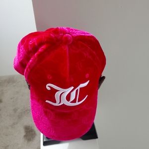 Hot Pink Juicy Couture crush velvet hat